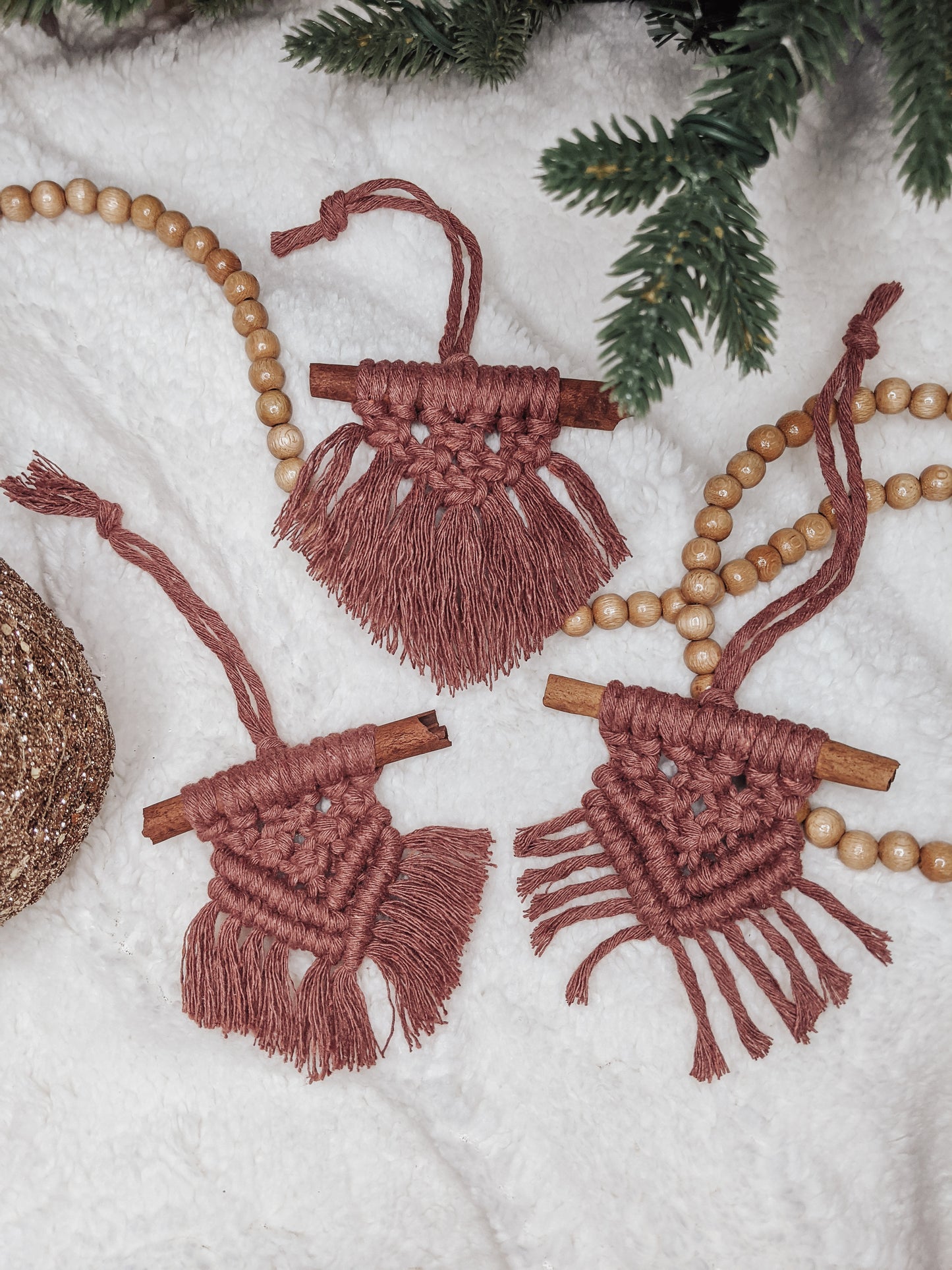 Macramé Ornament Gift Set