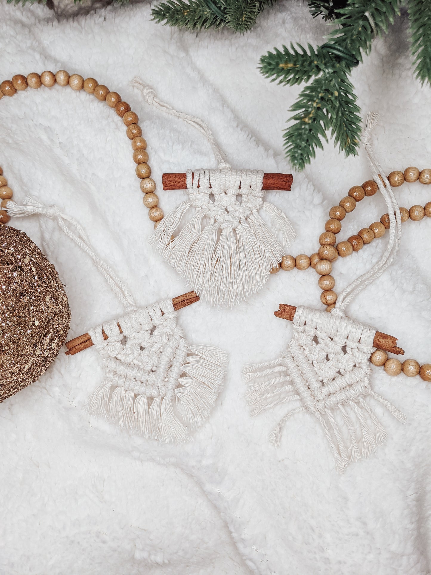 Macramé Ornament Gift Set